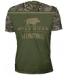Teниска Wild Boar Hunting Green #6672